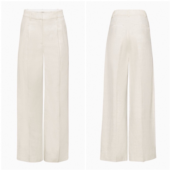 🏷️ SOLD • WILFRED • The Effortless Pant™ Linen in Natural Ecru • 10 - Picture 3 of 15